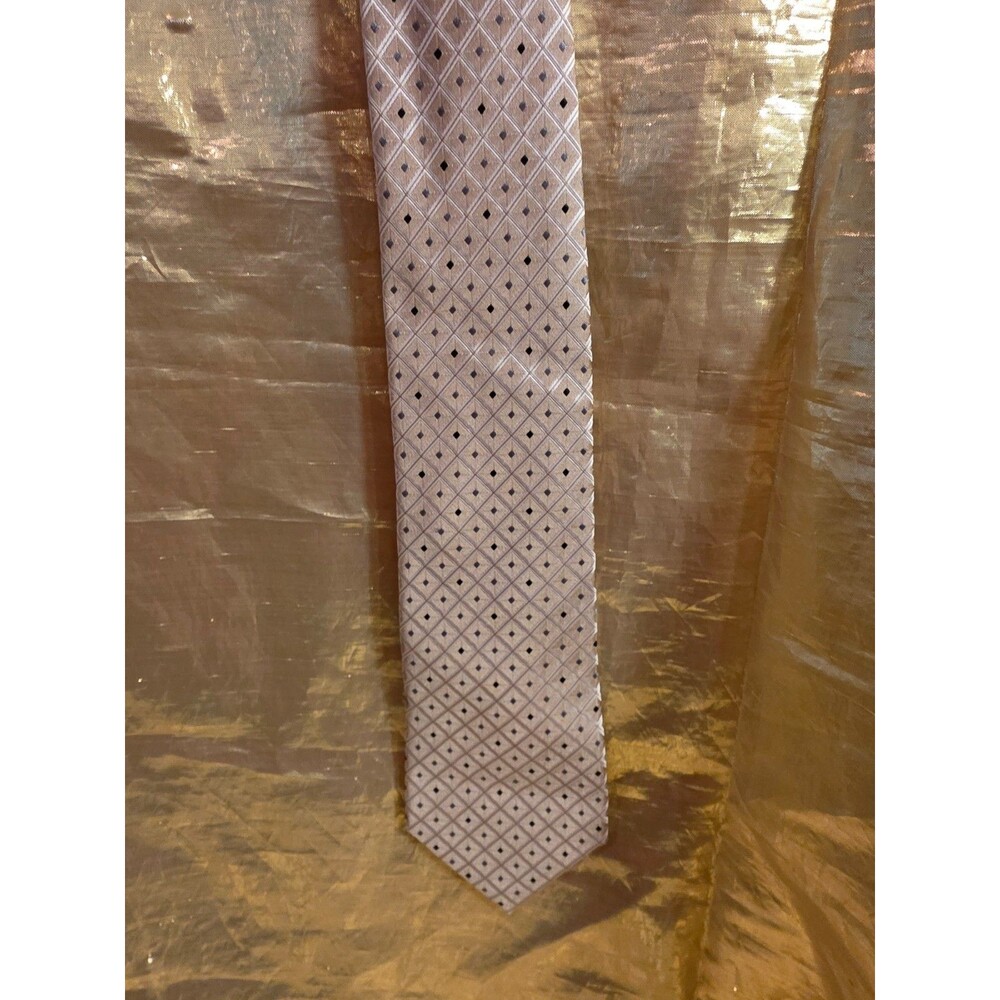 Geoffrey Beene Tie Gold  Men’s Necktie